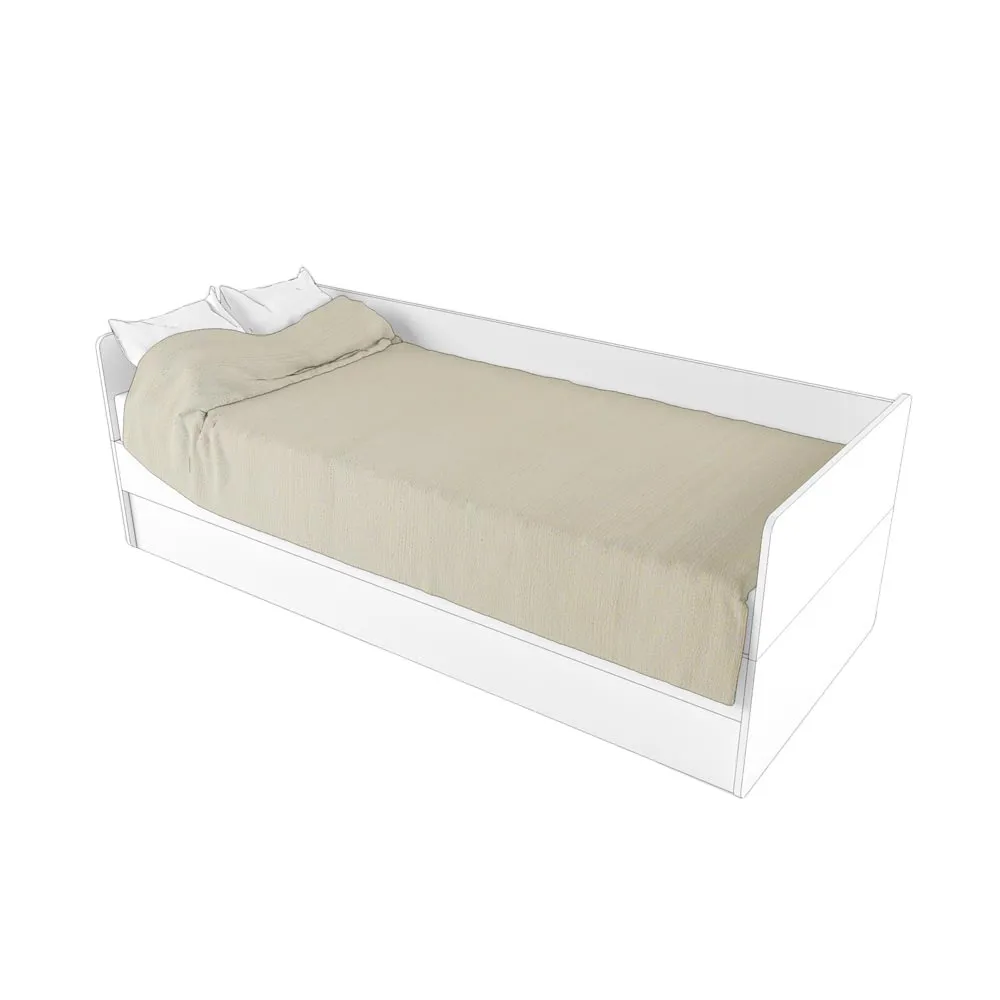 Покрывало для кровати беж