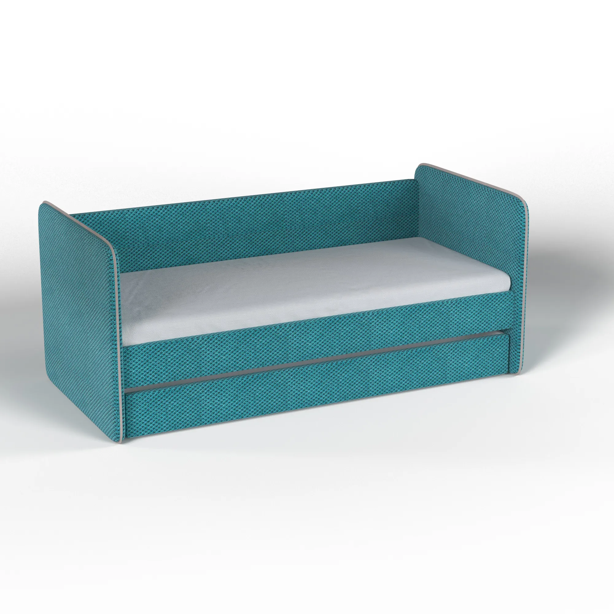 Кровать мягкая «Айрис» Citus Голубой