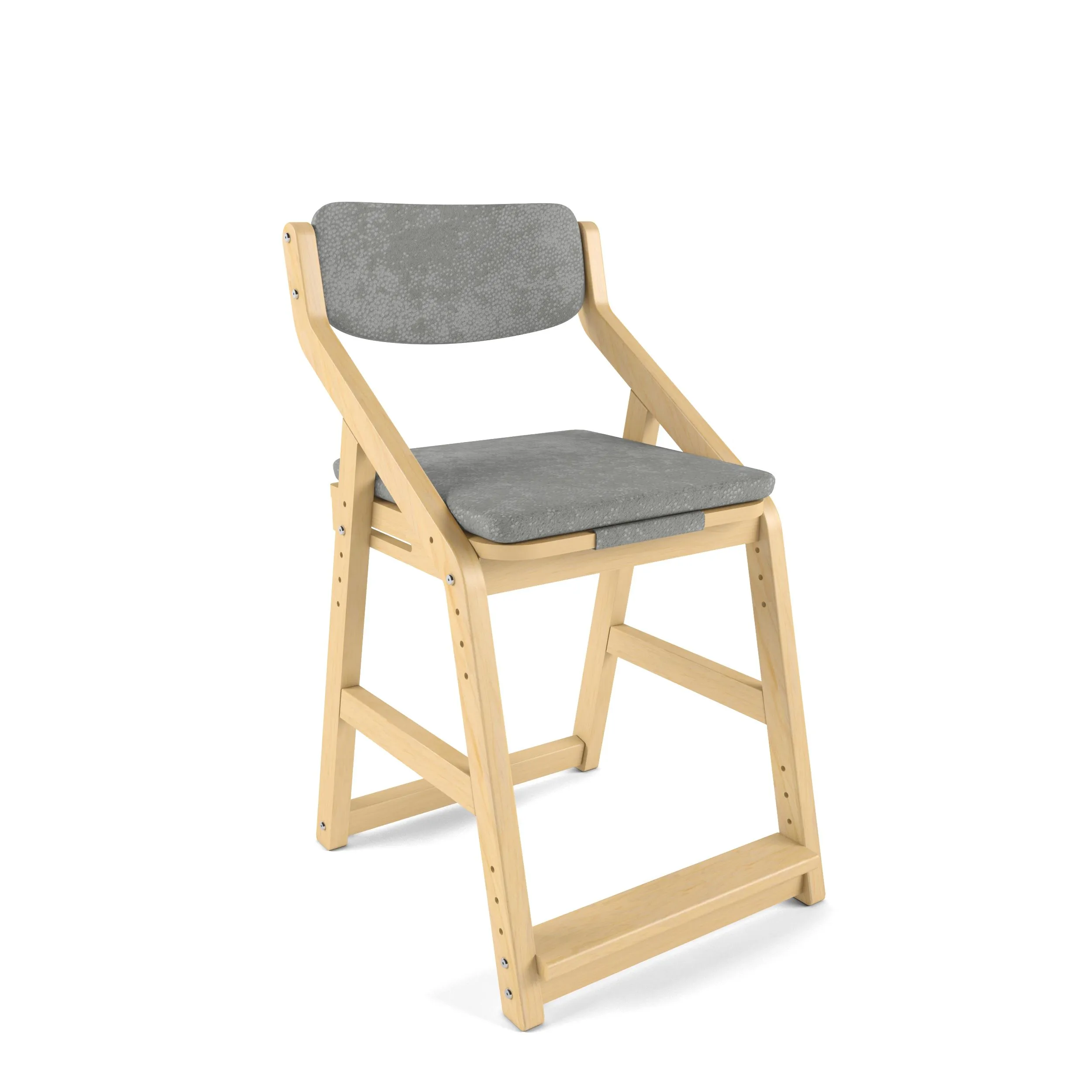 Чехол для стула «Робин Wood» Moon серый