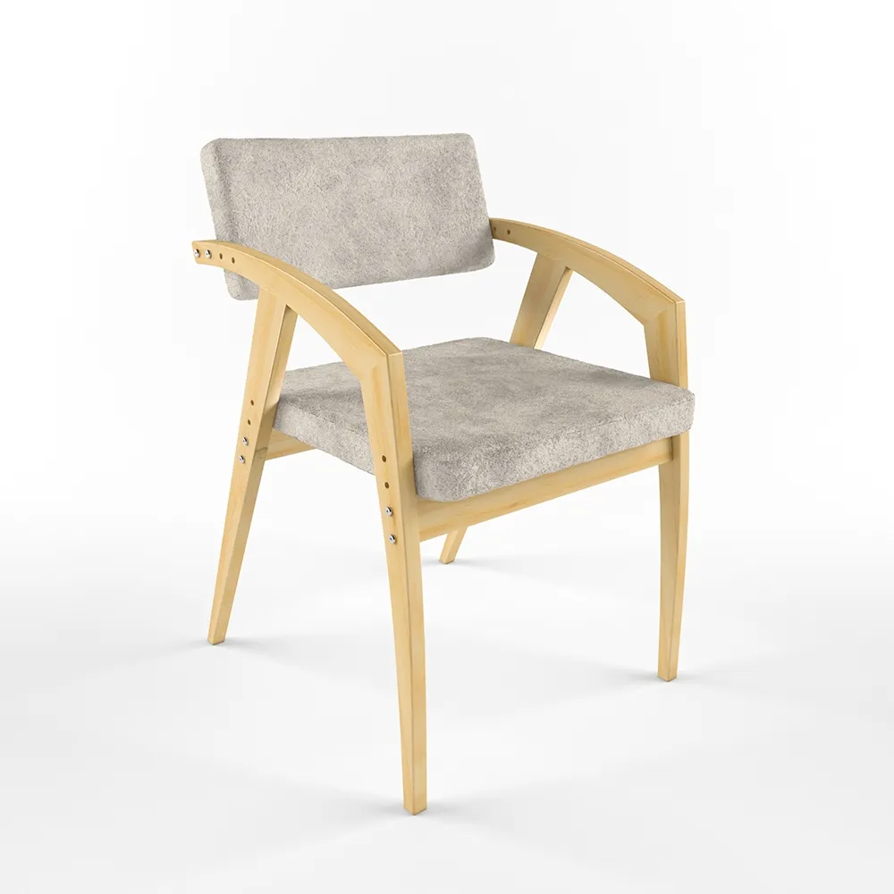 Стул регулируемый «Бруно» микровелюр Латте