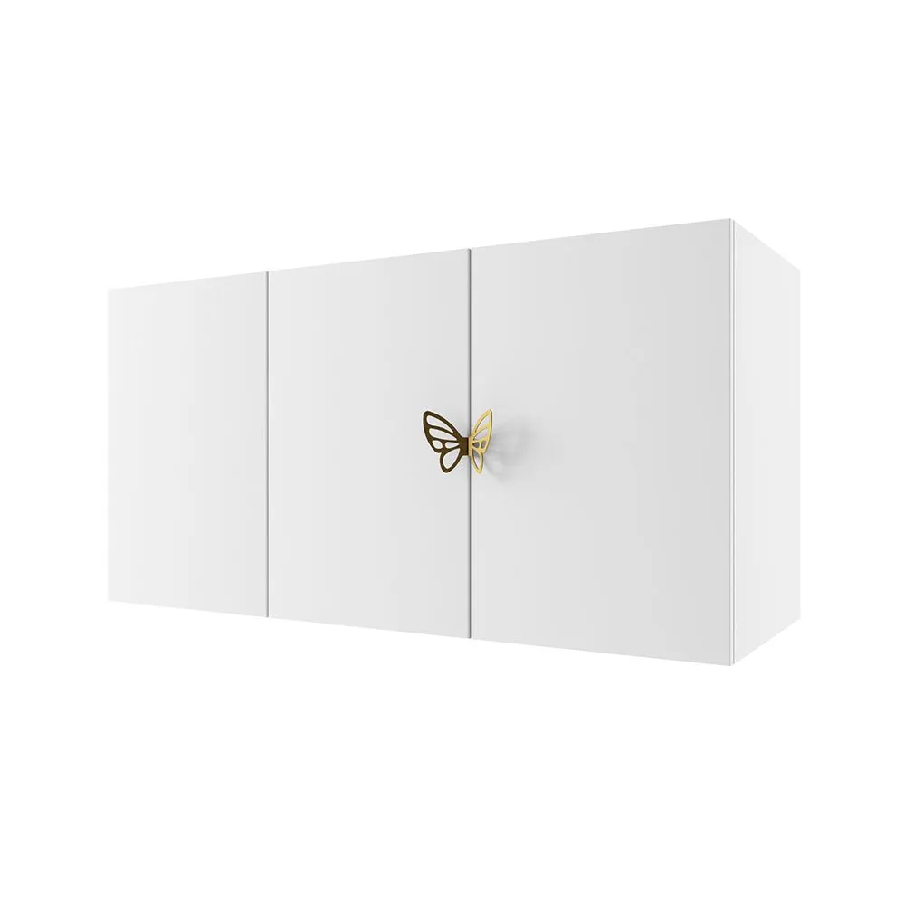 Антресоль Мишель Белый Золото 1