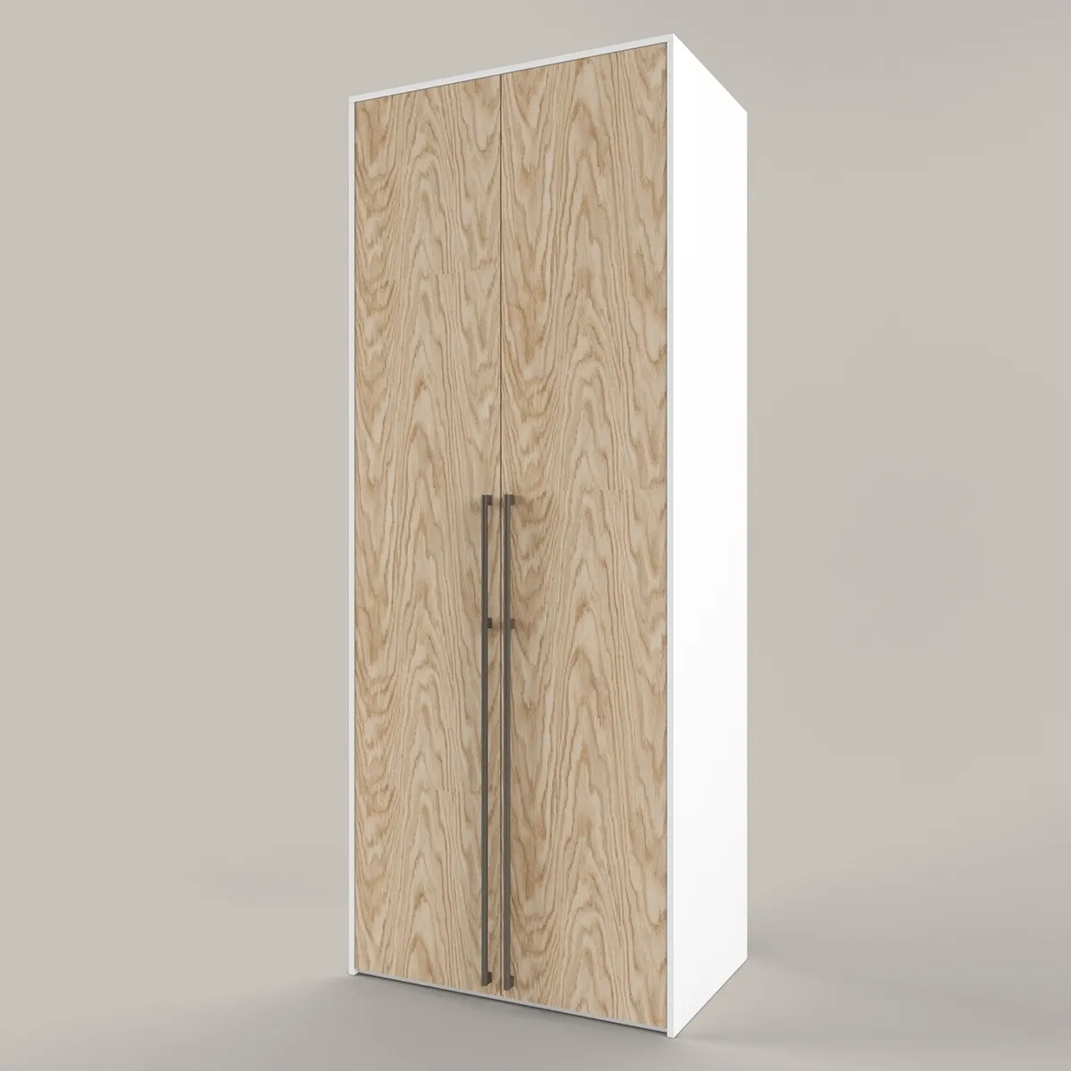 Шкаф Тури Белый Графит