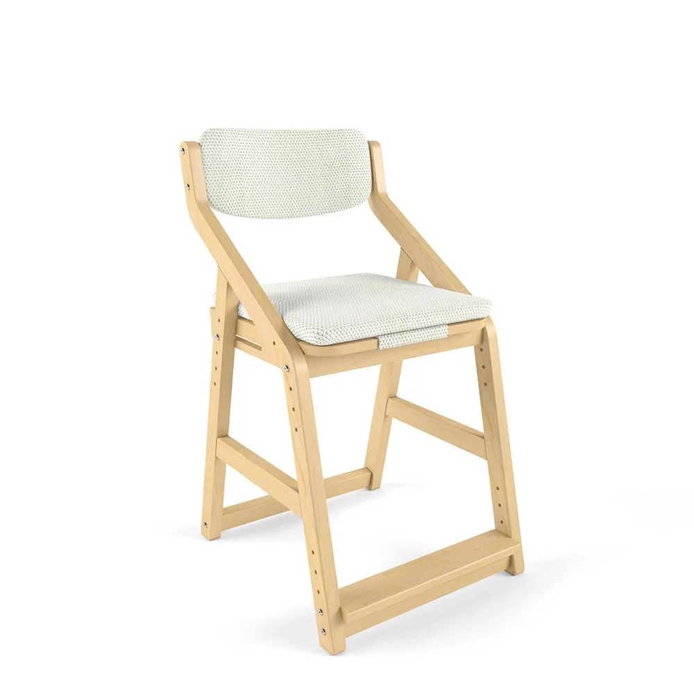 Чехол для стула Робин WOOD велюр CITUS белый