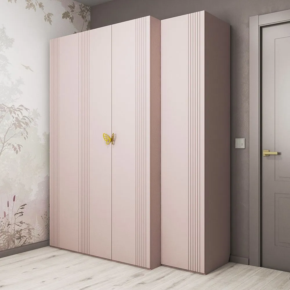 Шкафы розовые «Мишель»