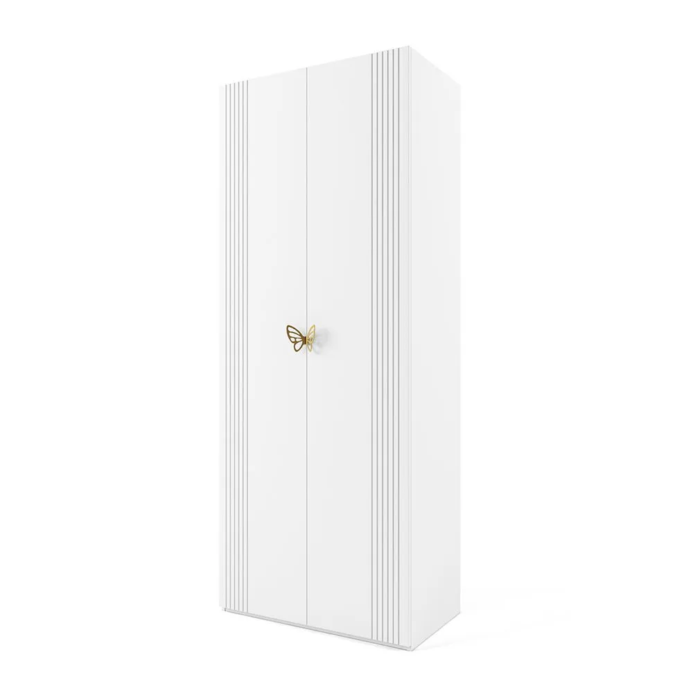 Шкаф для книг Мишель Белый Золотой 1