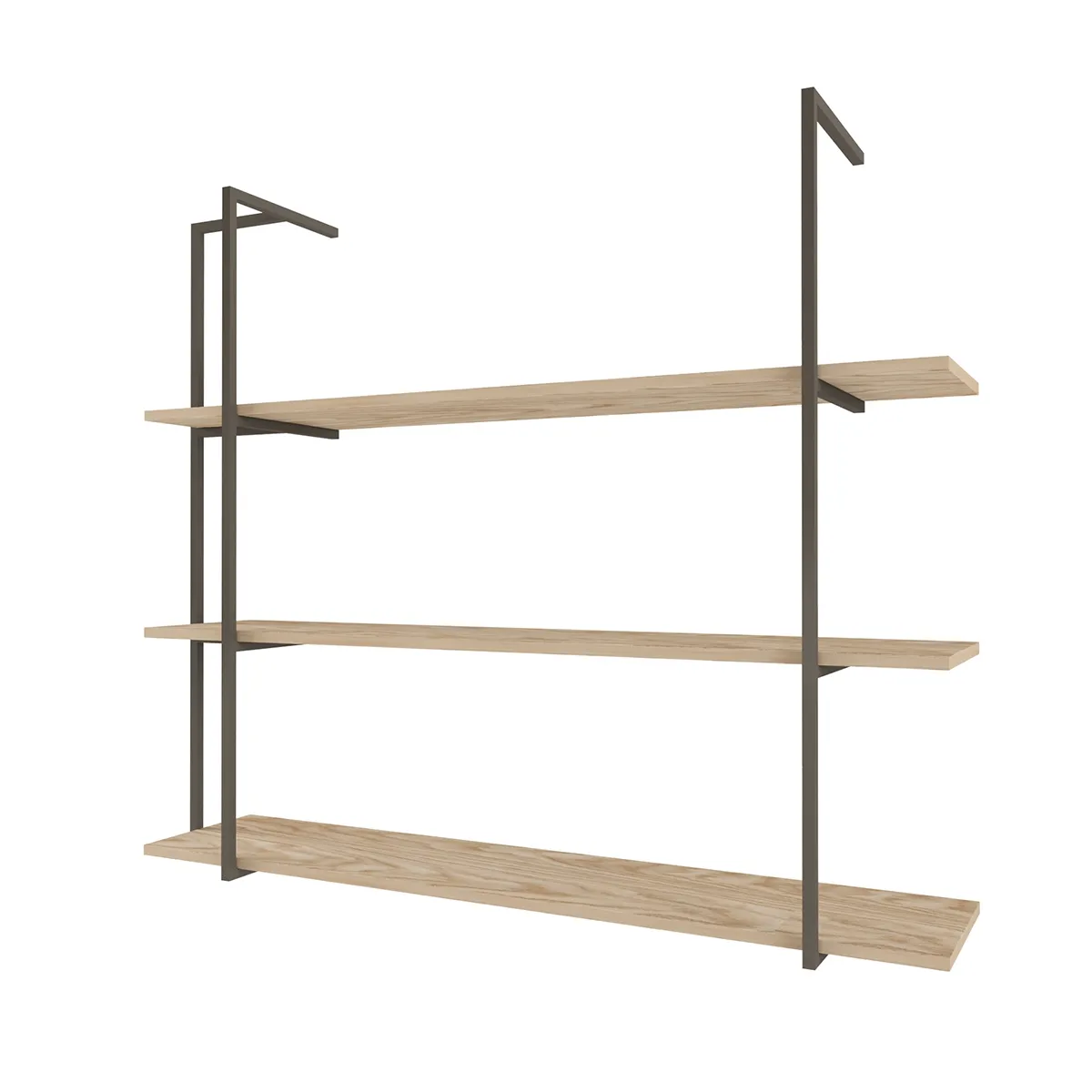 Полка 3 яруса Тури Графит