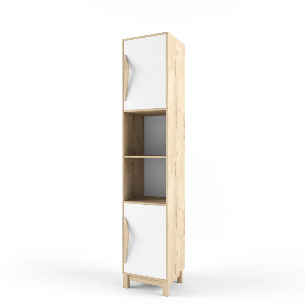 Стеллаж узкий правый «2+2» белый