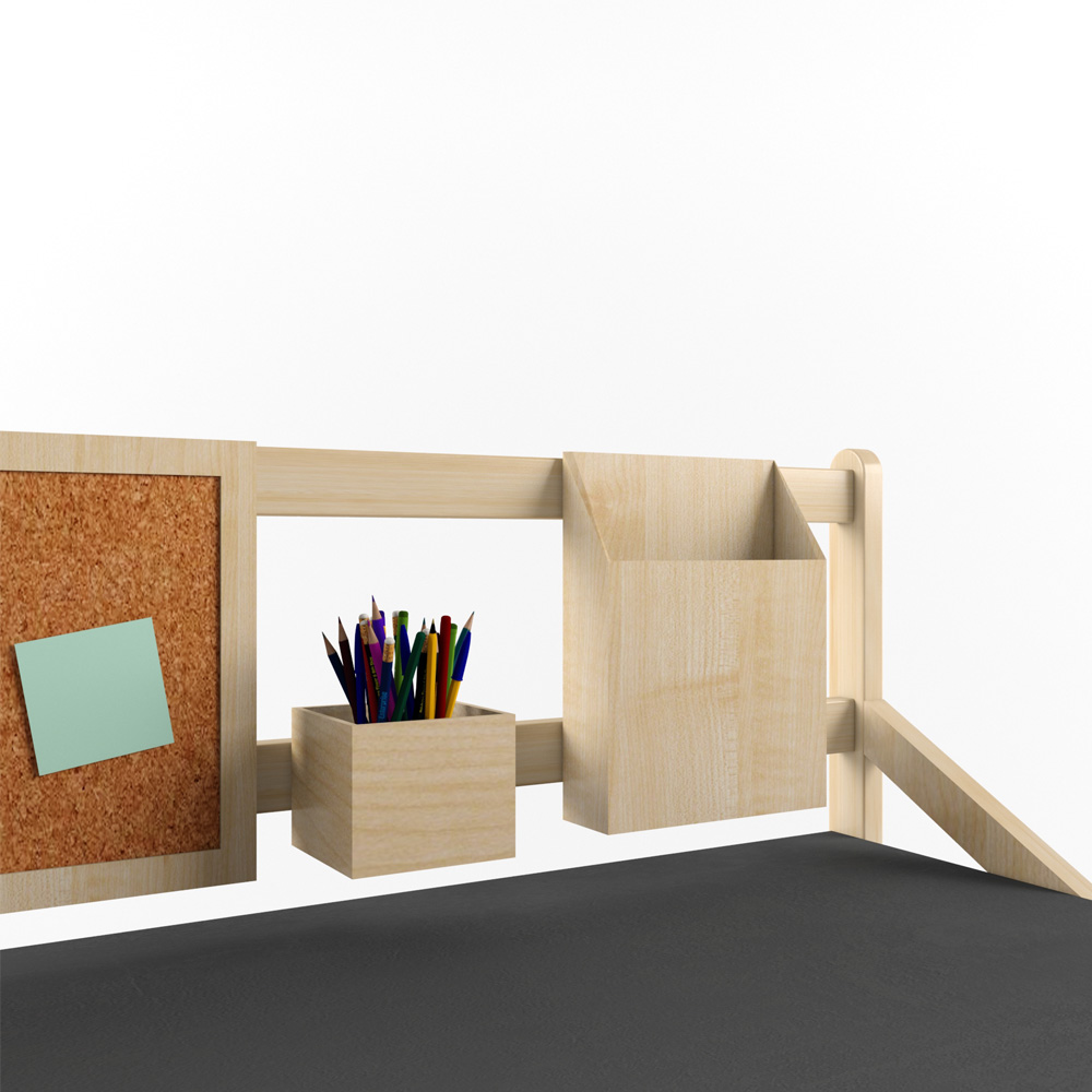 Набор «Растущий стол и стул» с органайзером, бумажницей и карандашницей