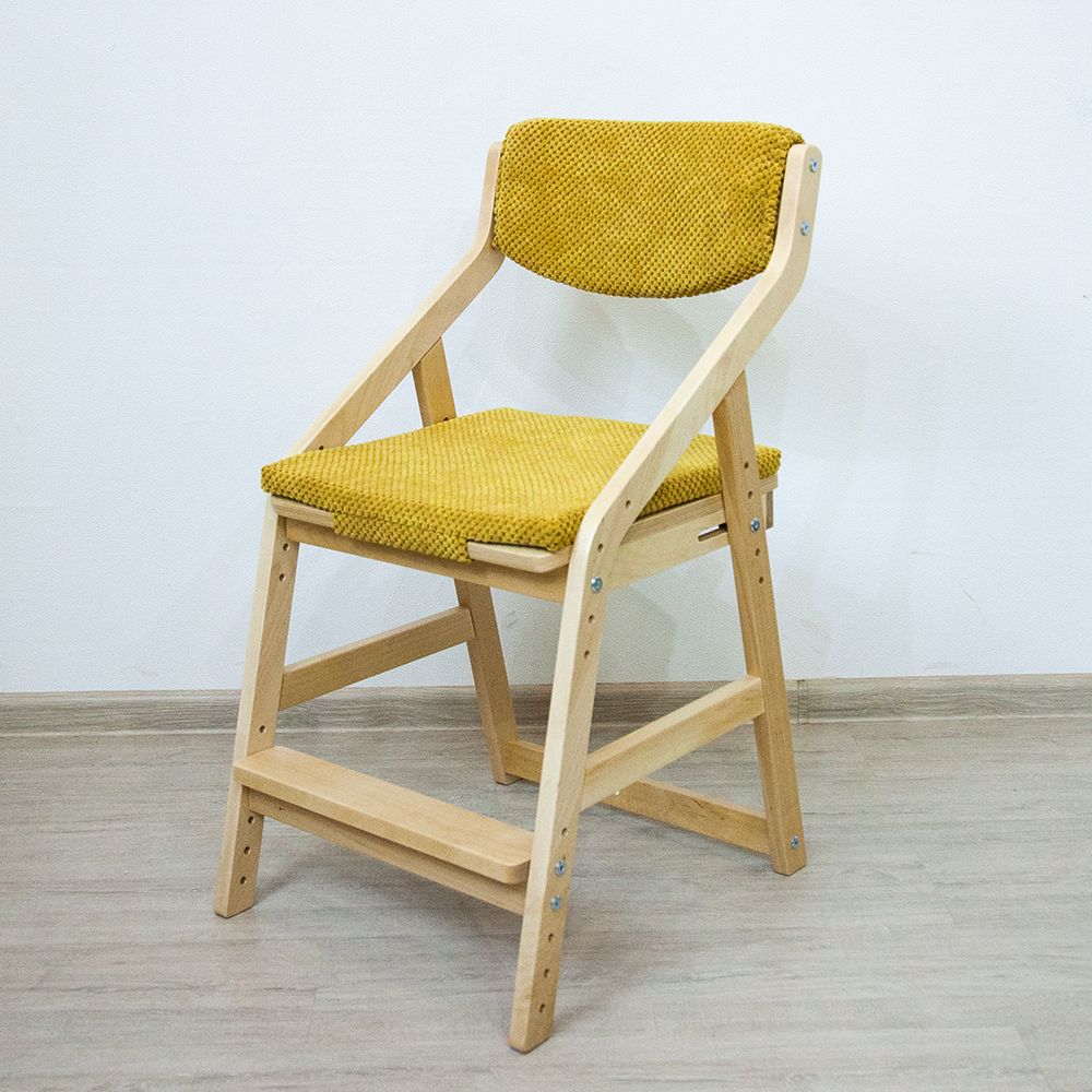 Чехол для стула Робин WOOD велюр CITUS охра 10