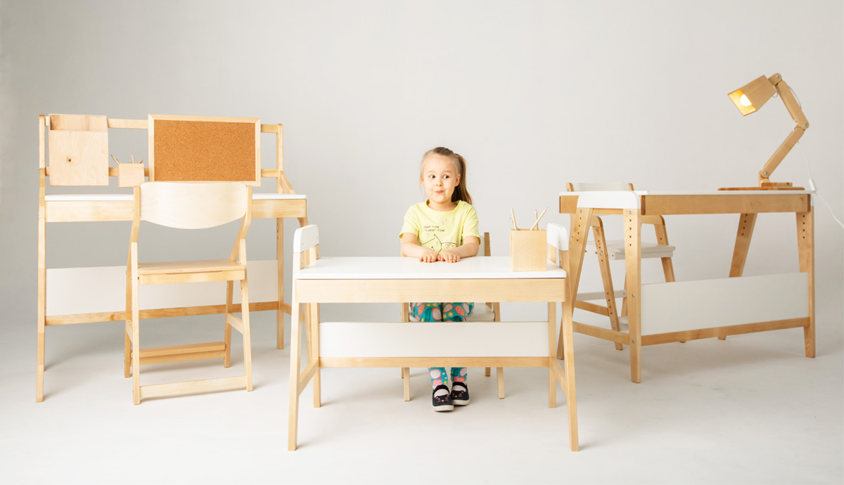 КОМБО набор №9 Детский растущий стол и стул