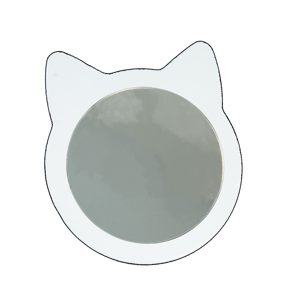 Зеркало «Кошка» белый