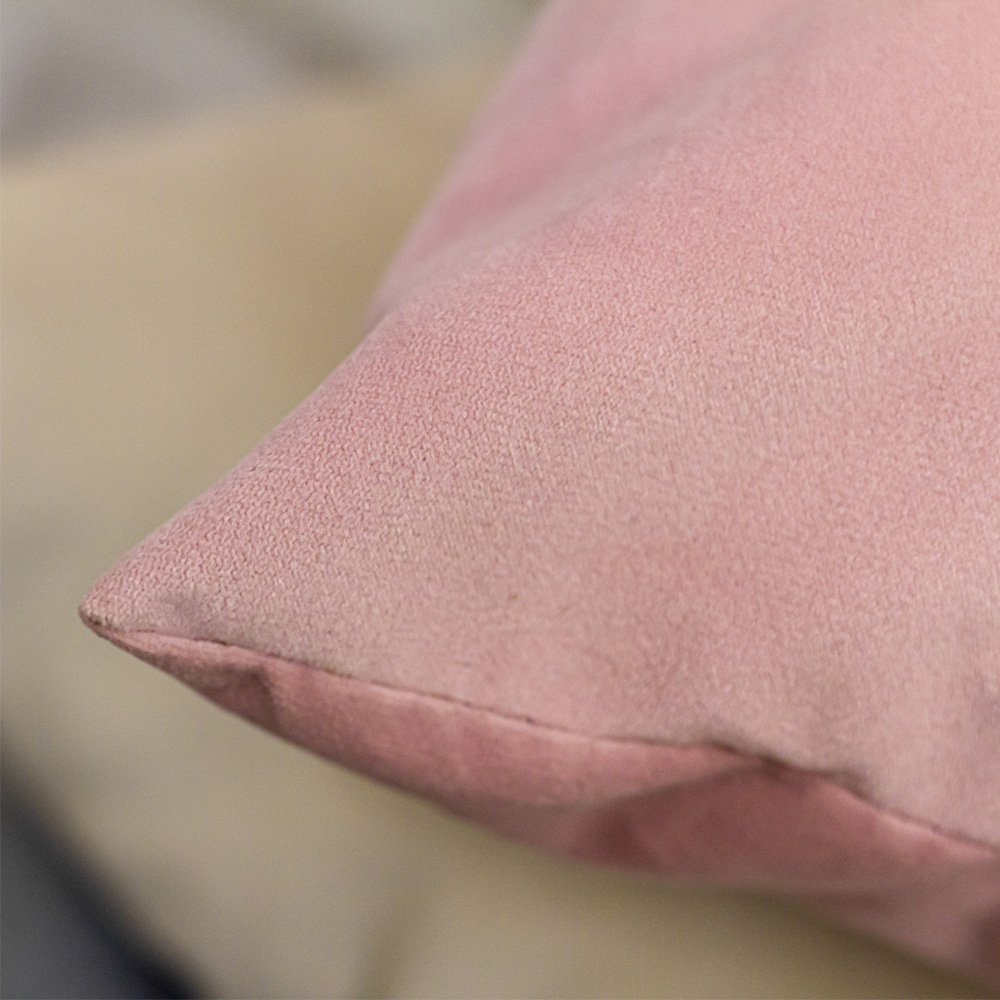 Съемный чехол на подушку 500*750 розовый