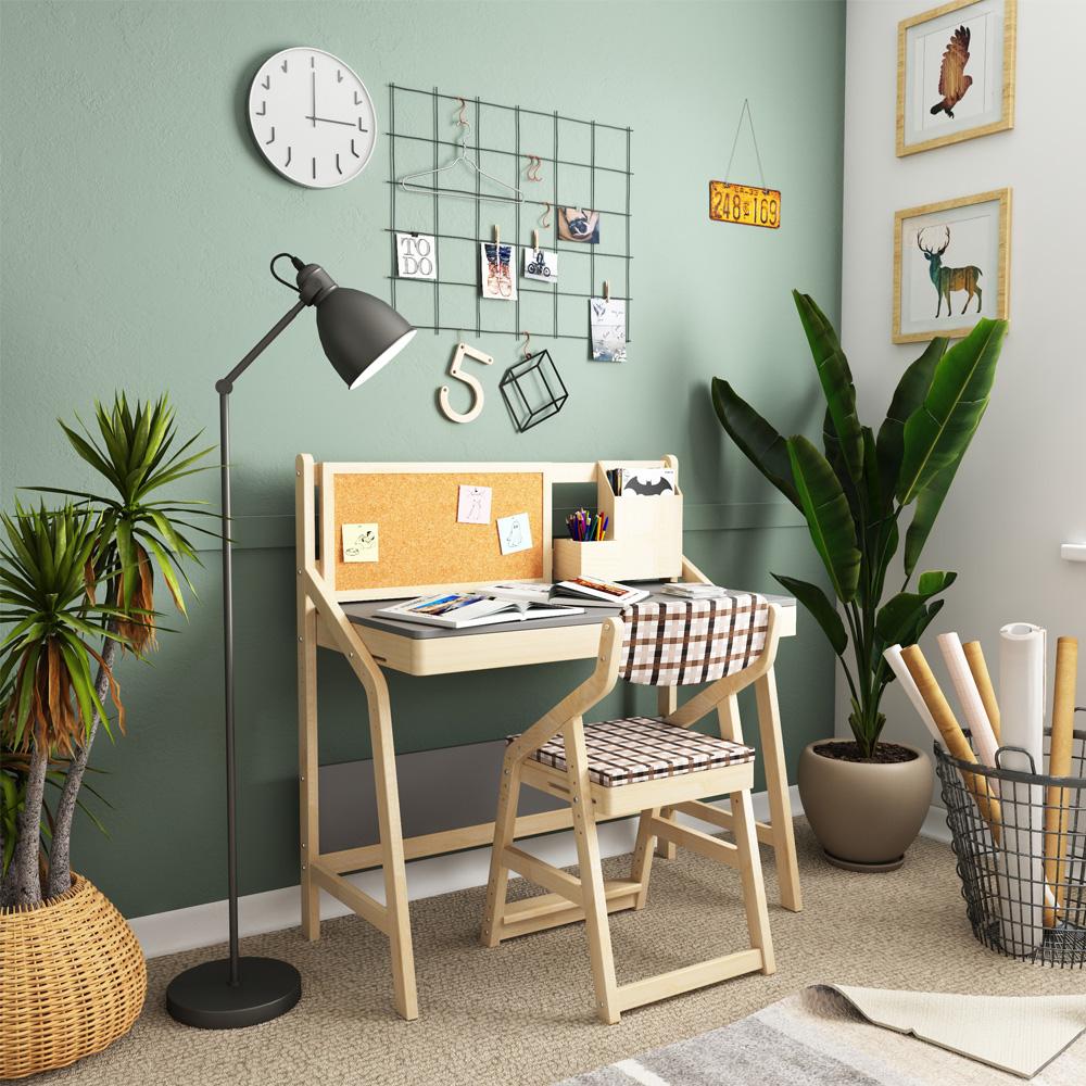 Набор «Растущий стол и стул» с органайзером, бумажницей и карандашницей