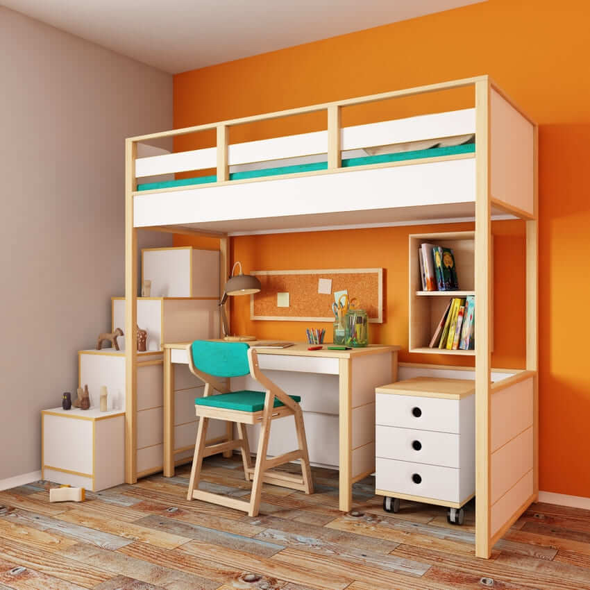 Оранжевая цветовая палитра для детской комнаты