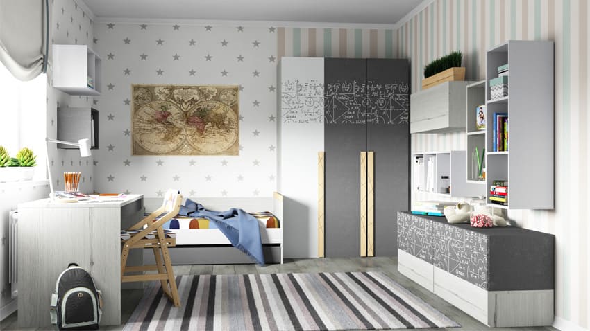 Дизайн интерьера комнаты мальчика подростка