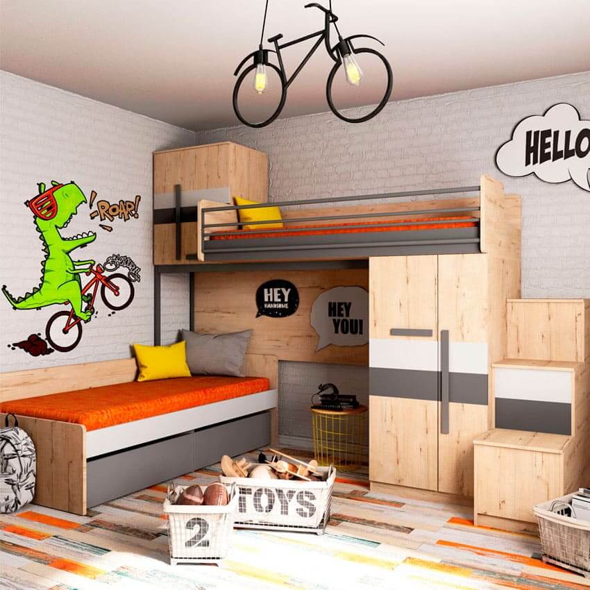 Яркий дизайн детской: лучшие идеи интерьера для комнаты ребёнка