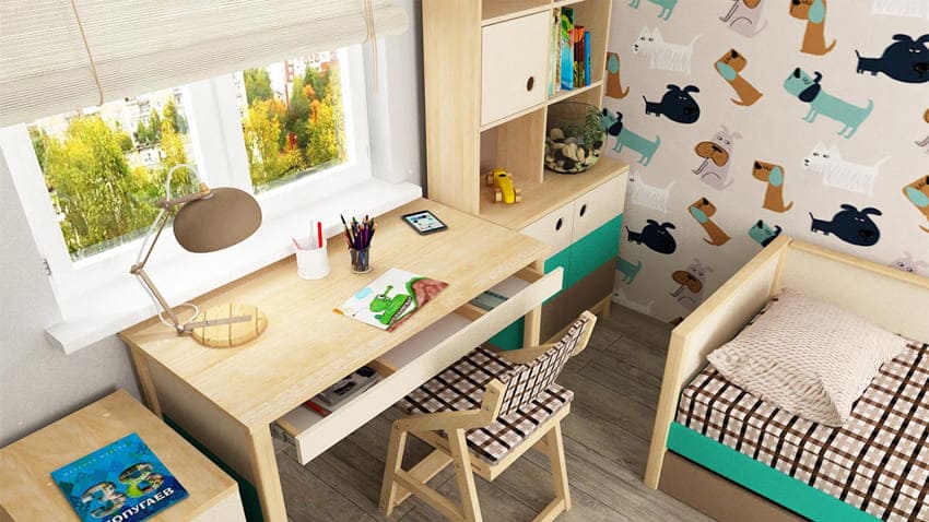 Узкая детская комната: лучшие варианты дизайна